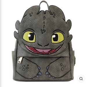 LOUNGEFLY Dreamworks How to Train your Dragon TOOTHLESS Backpack New with Tags